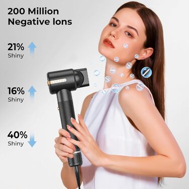 Мультистайлер Airstyler Pro 7-в-1: Фен, дифузор, локони, термощітка, випрямляч, чорний