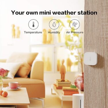 Aqara Temperature and Humidity Sensor 3-Pack, Requires Aqara Hub, Zigbee, for Remote Monitoring and Smart Home, Wireless Hygrometer-Thermometer, Compatible with Apple HomeKit, Alexa, IFTTT