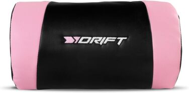 Ігрове крісло DRIFT DR175PINK, екошкіра, 2D-підлокітники, клас 4, рожево-чорне