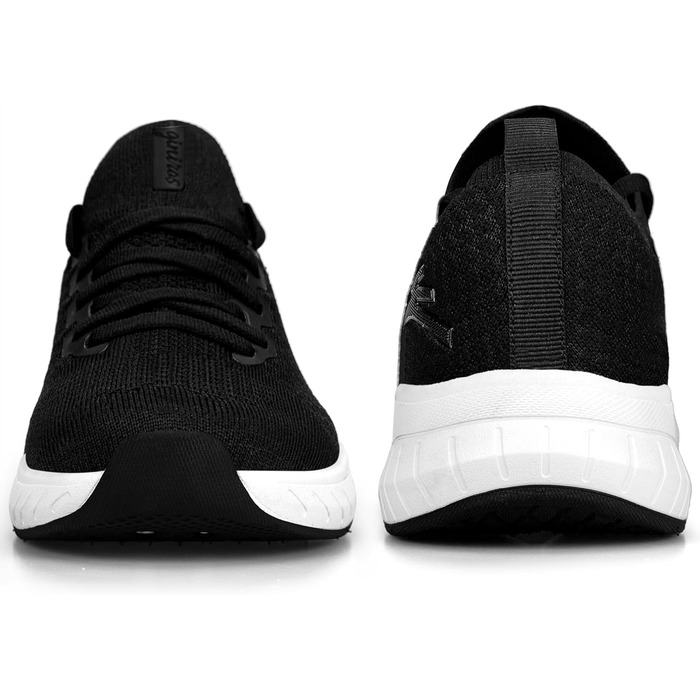 Жіночі кросівки для бігу та повсякденного носіння. Легкі, дихаючі, стильні. (36 EU, чорний та білий)