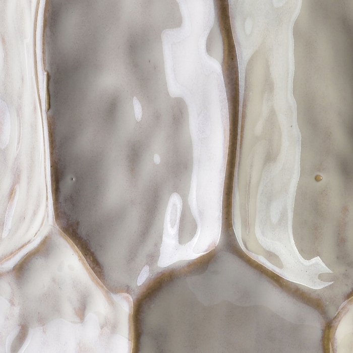 Керамічна ваза бежева, 26 см — ваза для квітів, настільний декор