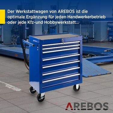 Arebos 7-Drawer Tool Wagon