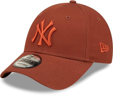 Кепка New Era 9Forty Essential Yankees з металевою застібкою, бейсболка з вигнутим козирком, MLB, Нью-Йорк Янкиз, чоловіча, універсальний розмір, колір: Rust