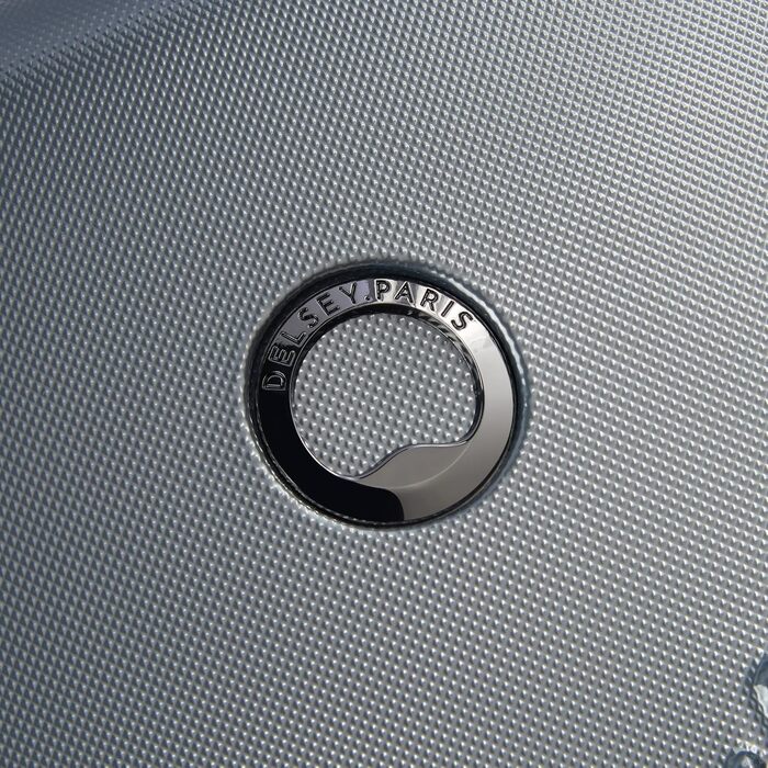 Набір валіз DELSEY PARIS Comete 3.0 (20/24/28) сірий (Графіт/Природний колір), жорсткий корпус, розширюваний, на спін-колесах