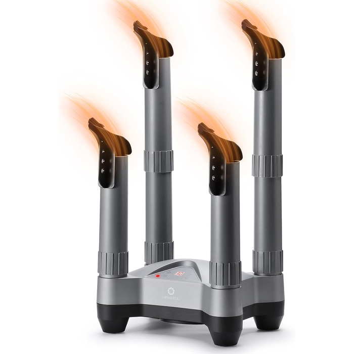 Електричний сушильник для взуття AIRTHEREAL SD20 з озоновою дезінфекцією, таймером та швидкою сушінням - для робочих, гірськолижних черевиків, кросівок та рукавичок