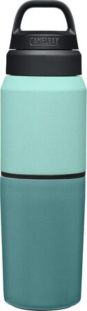 Camelbak Multibev Stainless Steel Vacuum Insulated Thermos Bottle (Coast/Lagoon, 503 ml)