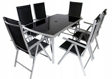 Комплект стола та стільців Lazur metal Verona, сірий