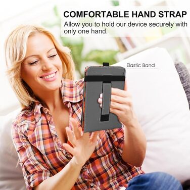 Чохол для Kindle Paperwhite/Kobo/Tolino/Pocketbook/Sony 6-6.8-7 дюймів з петлею, універсальний