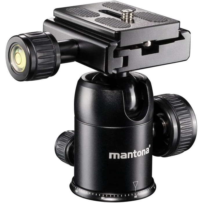 Штатив Mantona DSLM Travel - чорний, для камер, з кульковою головкою, до 5 кг