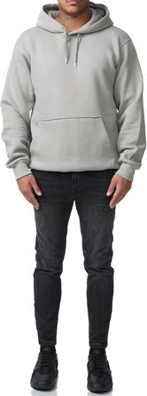 Чоловічий худі на блискавці Smith & Solo — спортивна кофта з капюшоном, Slim Fit, сіра, розмір L, високоякісна бавовняна суміш