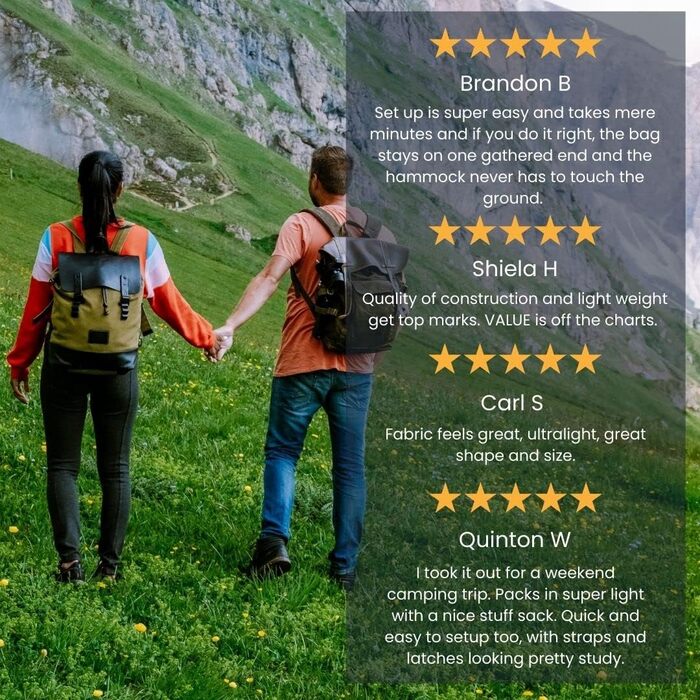 onewind Long Ultra-Light Camping Hammock for Backpackers, Portable, Compact, Ideal for Hiking, Camping, Travel (Camo, 335cm * 140cm)