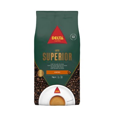 Кава в зернах Delta Cafés Arabica, інтенсивність 12, аромат меду та стиглих фруктів, набір 2 кг (2х1 кг)