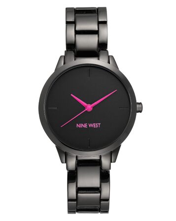 Жіночий наручний годинник Nine West у кольорі Gunmetal/Ліловий