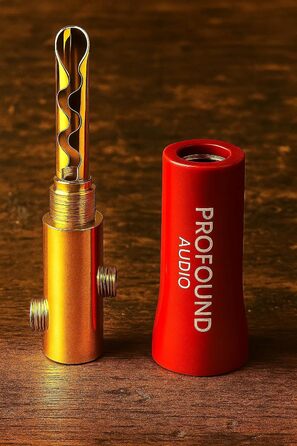 Позолочені HiFi роз'єми «банан» BFA (24K), 8 шт. — конектори для акустичних кабелів, підсилювачів та AV-ресіверів (з ключем для монтажу)