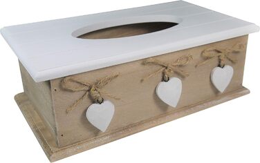 Khevga Cosmetic Tissue Box - Elegant Tissue Box in Brown, Decorative Storage for Cosmetic Tissues, Ideal for Bathroom, Living Room or Office