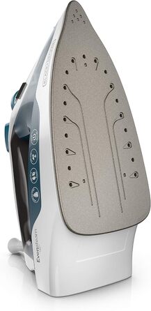 Праска з парою Black+Decker IR06VC: компактна, EvenSteam, антипригарна підошва, блакитно-біла