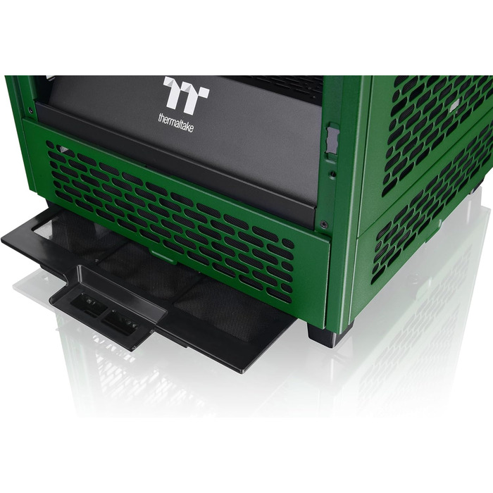 Корпус Thermaltake The Tower 200 Turquoise Mini-ITX з вертикальним кріпленням | Скло Temperate Glass | 280 мм AIO | Підтримка GPU до 380 мм | Турквіз