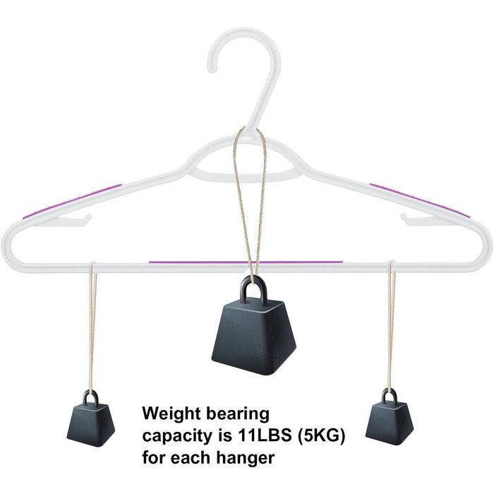 Пластикові вішалки для одягу, гнучкі, антиковзні, 30 шт. (Лідер)