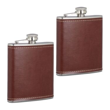 Relaxdays Flask Set of 2