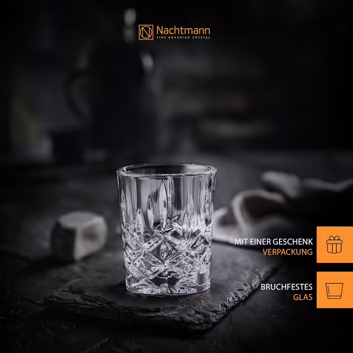 Набір келихів для шнапсу Nachtmann Noblesse, 55 мл, кришталь, 4 шт, прозорі