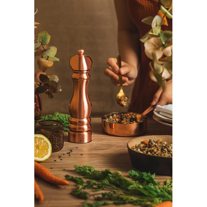 Перцемолка PEUGEOT Paris Chef u'Select 22 см, нержавіюча сталь, 6 режимів помолу, мідний колір