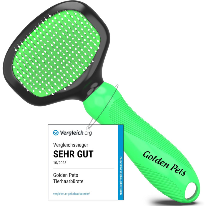 М'яка щітка для котів та собак, преміум-якість, з захисними нопочками, розмір M (S)