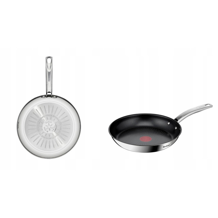 Набір сковорідок TEFAL Intuition (24, 26, 28 см) для індукційних плит, сталь з антипригарним покриттям
