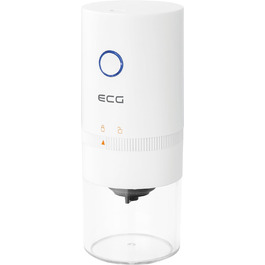 Електрична кавомолка ECG KM 150 Minimo White, USB-C, біла