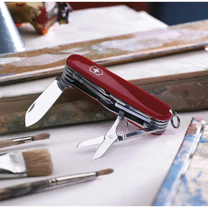 Мультитул Victorinox Explorer - Швейцарський ніж, 16 функцій, червоний