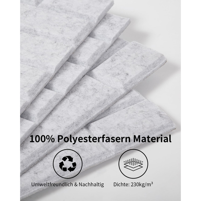 Акустичні панелі самоклеючі для звукоізоляції стін, 30x30x0.9 см, набір 8 шт, чорні — для студії звукозапису, геймерської кімнати та офісу