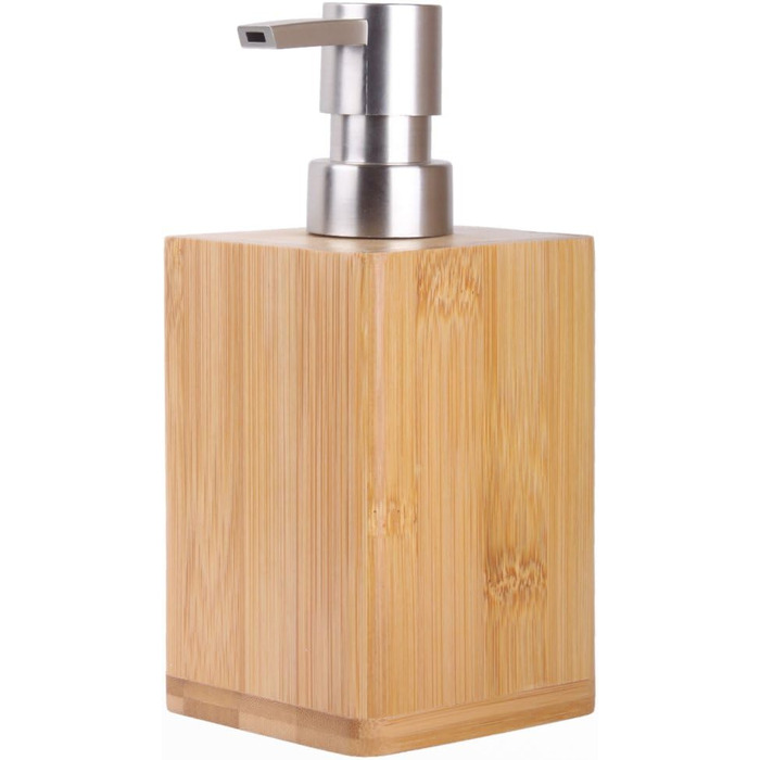 Дозатор для мила | Широкий вибір стильних дозаторів для мила | Сучасний дизайн | Чудовий акцент для будь-якої ванної кімнати (бамбук)