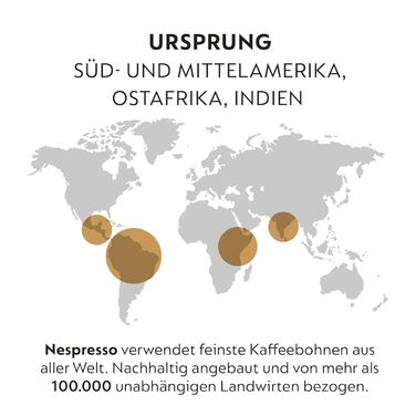Капсули кави Nespresso Original: вибір еспресо та лунго, світла та темна обсмажка, 50 шт.
