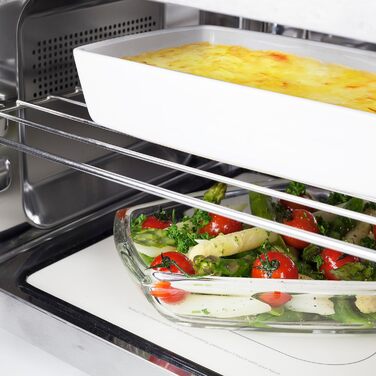 Мікрохвильова піч CASO MG20 Ceramic з грилем 2-в-1 | Керамічний нагрівач, решітка-гриль для 2 рівнів, 900 Вт, 1000 Вт гриль, 20 л, нержавіюча сталь, дзеркальне покриття