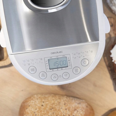 Хлібопічка Cecotec Bread & Cook, 1 кг, біла, 550 Вт