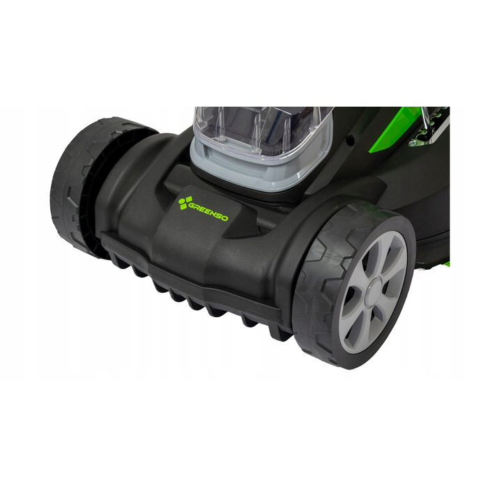 Акумуляторна газонокосарка Greenso UAO012 20V, робоча ширина 37 см, 2x4,0 Аг