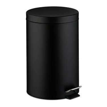 Relaxdays Round Trash Can for Kitchen, 20 Liter
