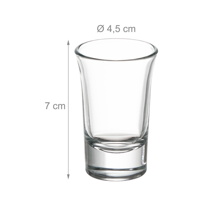 Bamboo Shot Glass Tray for 6 Glasses