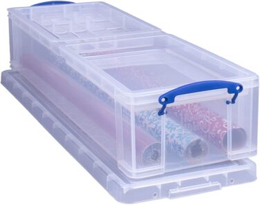 Really Use Box 22CCB Storage Box 22 Liter, transparent