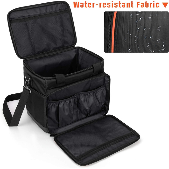 Trunab Generator Bag, Three Sizes, Compatible with Jackery Explorer 160/240/300/500/1000 & ALLPOWERS S300/R600/R700, Carry Case for Portable Power Station with Pockets for Charging Cables and Accessories