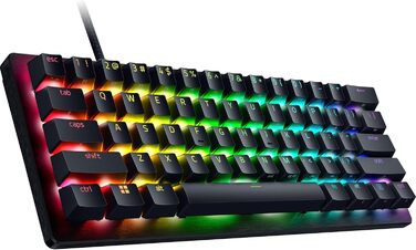 Razer Huntsman V3 Pro Mini - Механічна клавіатура для геймерів 60% з аналоговими оптичними перемикачами | US-Layout | Чорний