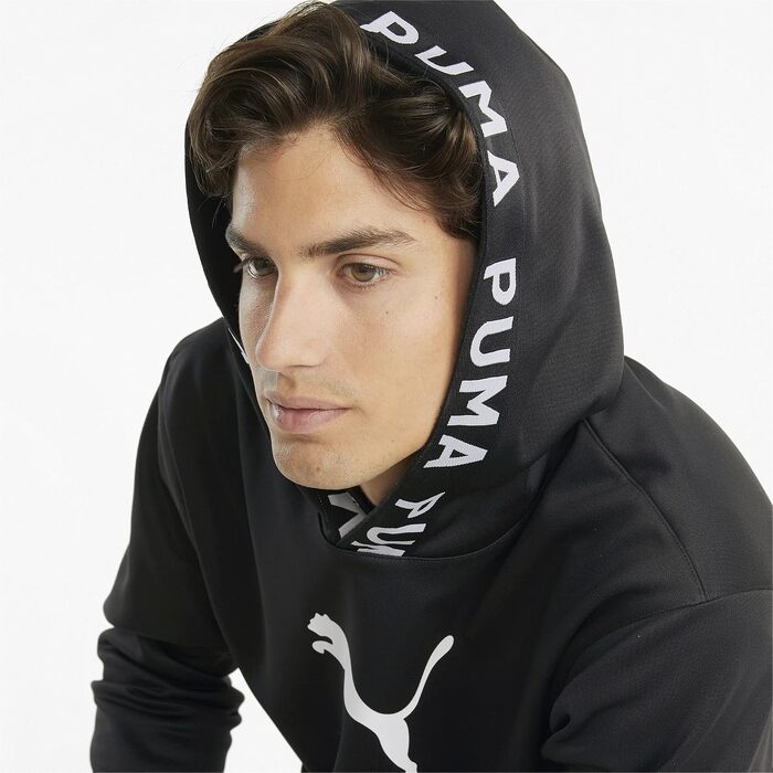 Чоловічий флісовий худі PUMA Train Pwrfleece з капюшоном, розмір XL, колір Puma Black