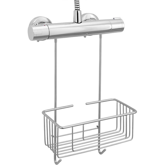 kowald ® Shower Caddy for Hanging on the Faucet - Stainless Steel - 100% Rustproof
