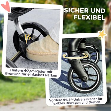 Візок для собак PawHut: легкий алюмінієвий, складаний, сірий, з подушкою, сіткою та кошиком для зберігання