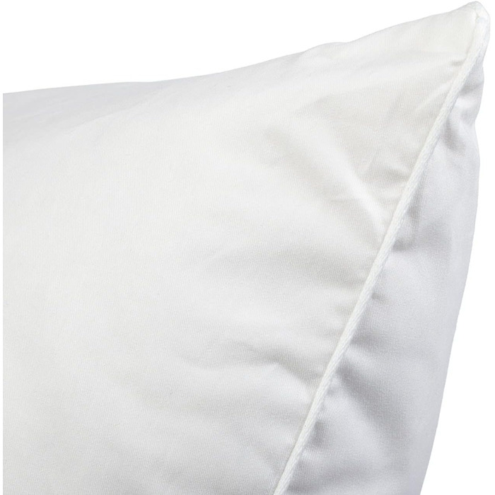 H&F Heimtextilien 2-Piece Set | Premium Quality | Pillowcases 80x80 cm | Filling: 1300 grams of feathers, goose feathers | 100% Natural Pillow | Cover: 100% Cotton | Feather Pillow 80 x 80 cm | Oeko-TEX Certified 1300.0 grams 2