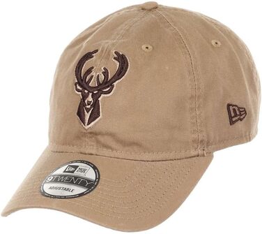 Кепка New Era NBA 9Twenty з регулюванням, бейсболка, універсальний розмір, кольоро Khaki (#8-Bucks-Khaki-31992)