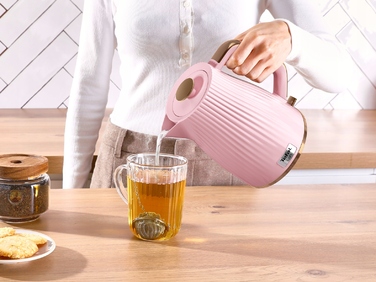 Бездротовий електрочайник TEFAL Loft KO2517, 2400 Вт, рожевий