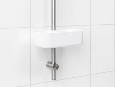 Полиці для душу Brabantia Renew, біла, органайзер для ванної кімнати