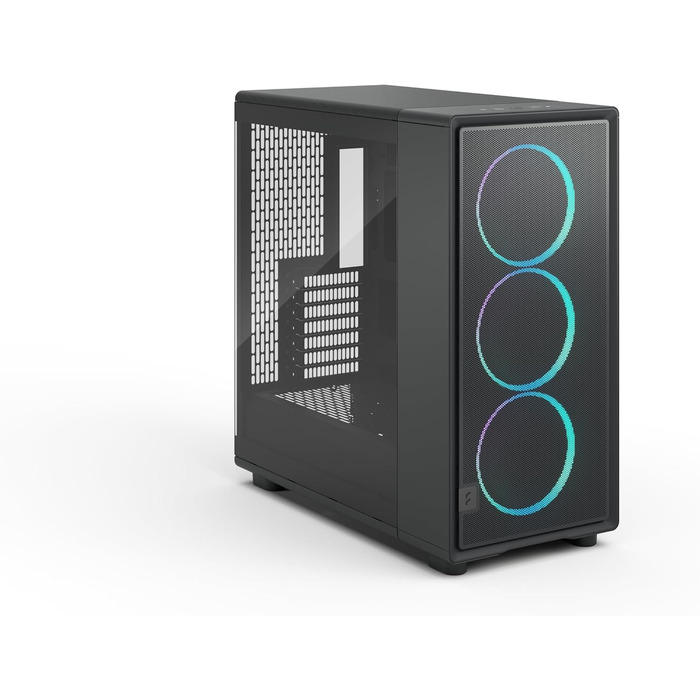 Корпус для ПК Fractal Design Meshify 2 White: Скло, RGB, 3 вентилятори, ATX/mATX/ITX
