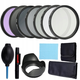Набір фільтрів UV+CPL+FLD+ND2+ND4+ND8 58мм