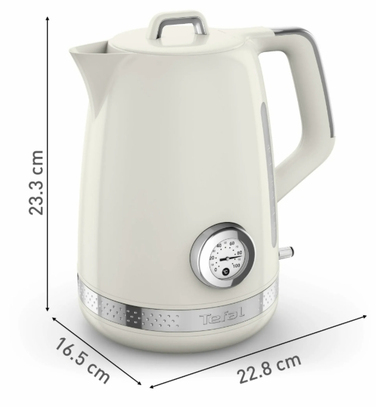 Електричний чайник Tefal KO355AE0, 2400 Вт, 1,7 л, бежевий